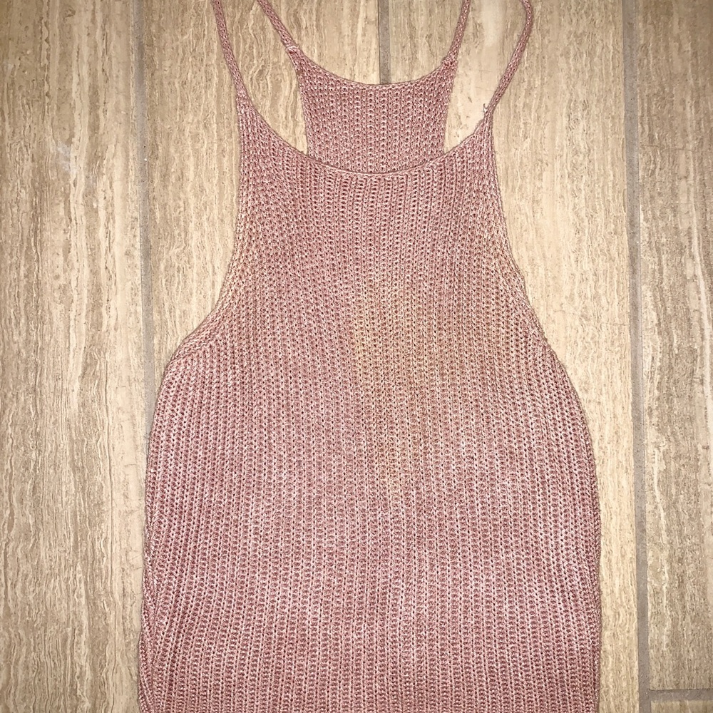 Light pink halter top